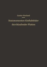 Cover Stützmomenten-Einflußfelder durchlaufender Platten (eBook, PDF)