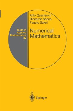 Numerical Mathematics (eBook, PDF) - Quarteroni, Alfio; Sacco, Riccardo; Saleri, Fausto