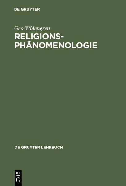 Religionsphänomenologie (eBook, PDF)