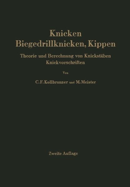 Knicken, Biegedrillknicken, Kippen (eBook, PDF) Knicken, Biegedrillknicken, Kippen (eBook, PDF)
