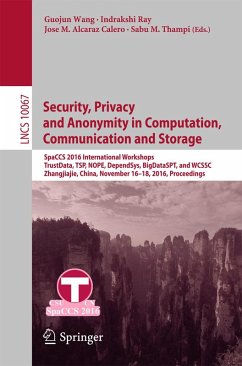 Security, Privacy and Anonymity in Computation, Communication and Storage (eBook, PDF)