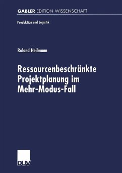 Ressourcenbeschränkte Projektplanung im Menr-Modus-Fall (eBook, PDF) - Heilmann, Roland