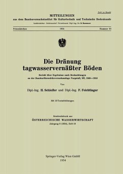 Die Dränung tagwasservernäßter Böden (eBook, PDF) - Schleifer, Helmut; Feichtinger, Friedrich
