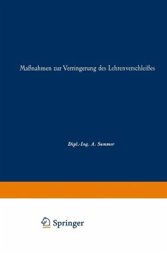 Cover Maßnahmen zur Verringerung des Lehrenverschleißes (eBook, PDF)