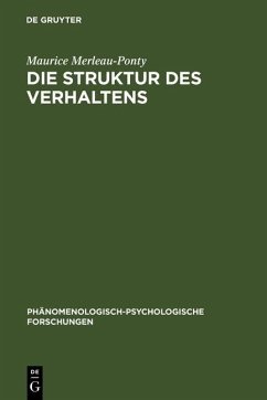 Die Struktur des Verhaltens (eBook, PDF) - Merleau-Ponty, Maurice; Merleau-Ponty, Maurice