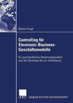 Controlling für Electronic-Business-Geschäftsmodelle (eBook, PDF) - Kropf, Martin