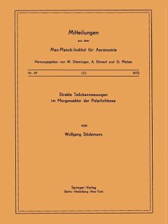 Direkte Teilchenmessungen im Morgensektor der Polarlichtzone (eBook, PDF) - Stüdemann, W.