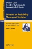 Lectures on Probability Theory and Statistics (eBook, PDF)