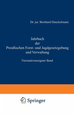 Cover Jahrbuch der Preußischen Forst- und Jagdgesetzgebung und Verwaltung (eBook, PDF)