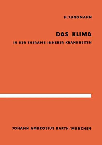 Das Klima in der Therapie innerer Krankheiten (eBook, PDF)