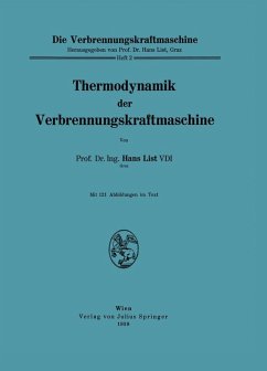 Thermodynamik der Verbrennungskraftmaschine (eBook, PDF) - List, Hans