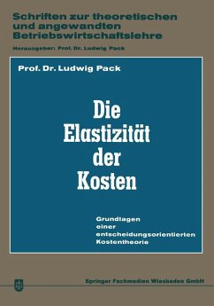 Cover Die Elastizität der Kosten (eBook, PDF)