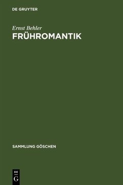 Cover Frühromantik (eBook, PDF)