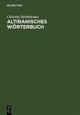 Altiranisches Wörterbuch (eBook, PDF)