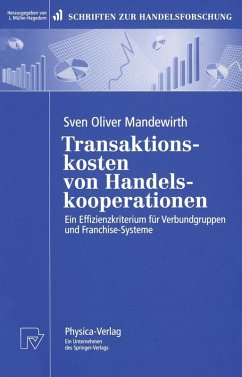 Transaktionskosten von Handelskooperationen (eBook, PDF) - Mandewirth, Sven O.