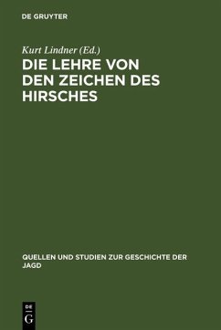 Cover Die Lehre von den Zeichen des Hirsches (eBook, PDF)