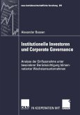 Institutionelle Investoren und Corporate Governance (eBook, PDF)