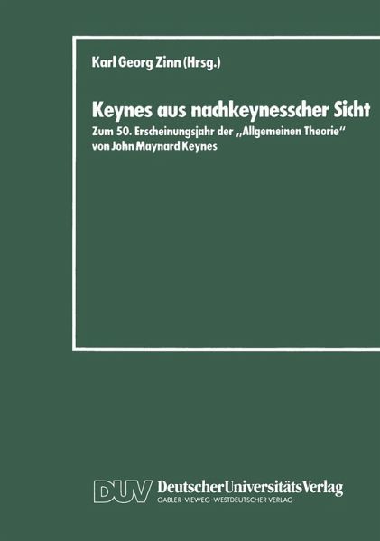 Keynes aus nachkeynesscher Sicht (eBook, PDF)