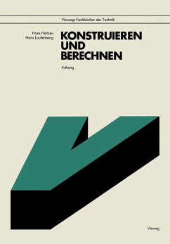Cover Anhang zu Konstruieren und Berechnen (eBook, PDF)