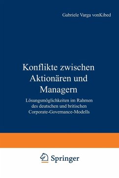 Konflikte zwischen Aktionären und Managern (eBook, PDF) - Varga Von Kibed, Gabriele
