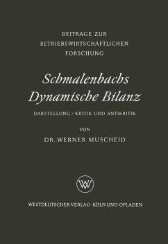 Cover Schmalenbachs Dynamische Bilanz (eBook, PDF)