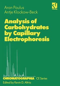 Analysis of Carbohydrates by Capillary Electrophoresis (eBook, PDF) - Paulus, Aran; Klockow-Beck, Antje