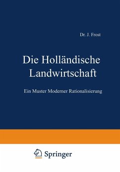 Die Holländische Landwirtschaft (eBook, PDF) - Frost, J.