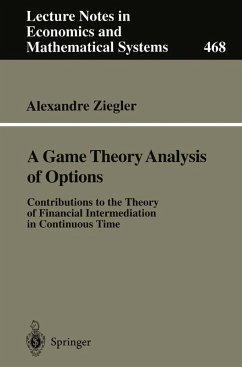 A Game Theory Analysis of Options (eBook, PDF) - Ziegler, Alexandre