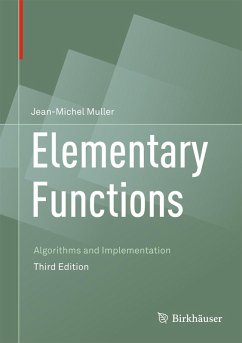 Elementary Functions (eBook, PDF) - Muller, Jean-Michel