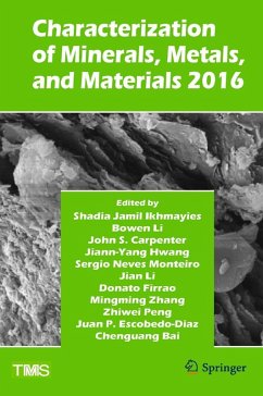 Cover Characterization of Minerals, Metals, and Materials 2016 (eBook, PDF)
