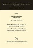 Über den Mechanismus der Zersetzung von Azetylen-Azetondampf-Gemischen (eBook, PDF) Über den Mechanismus der Zersetzung von Azetylen-Azetondampf-Gemischen (eBook, PDF)