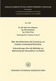 Über den Mechanismus der Zersetzung von Azetylen-Azetondampf-Gemischen (eBook, PDF)