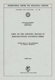 Limit of the Spinning Process in Manufacturing Synthetic Fibers (eBook, PDF)