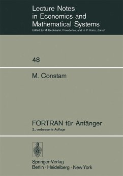 FORTRAN für Anfänger (eBook, PDF) - Constam, Martin