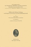 Differentiale höherer Ordnung und Körpererweiterungen bei Primzahlcharakteristik (eBook, PDF)