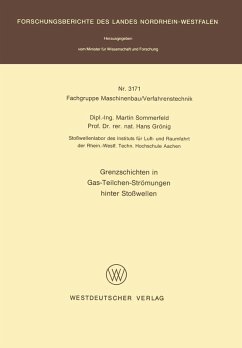 Grenzschichten in Gas-Teilchen-Strömungen hinter Stoßwellen (eBook, PDF) - Sommerfeld, Martin