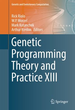 Genetic Programming Theory and Practice XIII (eBook, PDF)