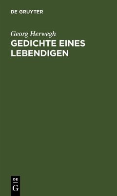 Cover Gedichte eines Lebendigen (eBook, PDF)