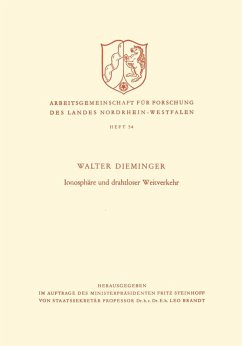 Ionosphäre und drahtloser Weitverkehr (eBook, PDF) - Dieminger, Walter