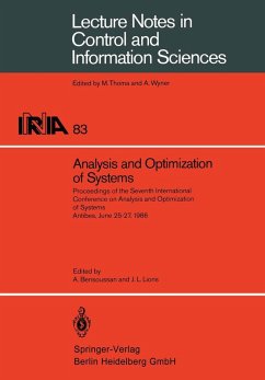 Analysis and Optimization of Systems (eBook, PDF)