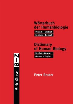 Wörterbuch der Humanbiologie / Dictionary of Human Biology (eBook, PDF) - Reuter, Peter