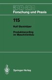 Produktrecycling im Maschinenbau (eBook, PDF)
