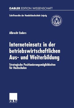 Interneteinsatz in der betriebswirtschaftlichen Aus- und Weiterbildung (eBook, PDF) - Enders, Albrecht