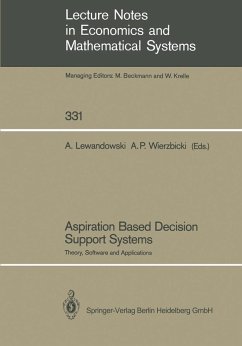 Aspiration Based Decision Support Systems (eBook, PDF)