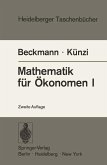 Mathematik für Ökonomen I (eBook, PDF)