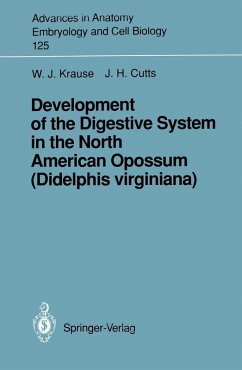 Development of the Digestive System in the North American Opossum (Didelphis virginiana) (eBook, PDF) - Krause, William J.; Cutts, J. Harry