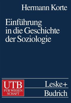 Einführung in die Geschichte der Soziologie (eBook, PDF) - Korte, Hermann