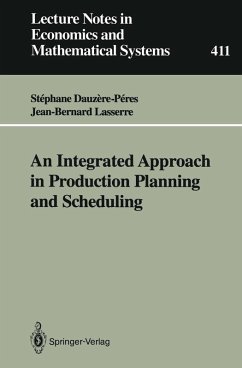 Cover An Integrated Approach in Production Planning and Scheduling (eBook, PDF)