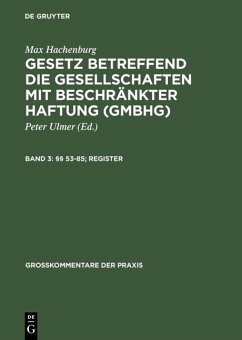Cover §§ 53-85; Register (eBook, PDF)
