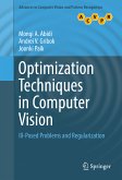 Optimization Techniques in Computer Vision (eBook, PDF)